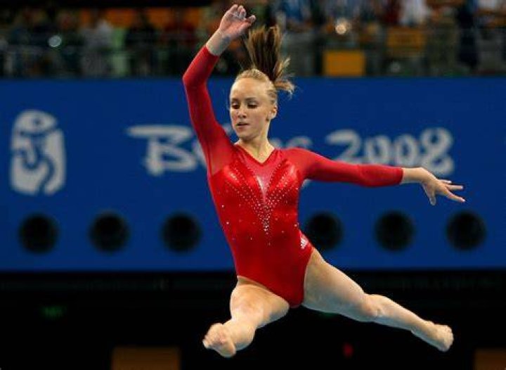 Olympic gymnast Nastia Liukin and her NFL player beau swap sports