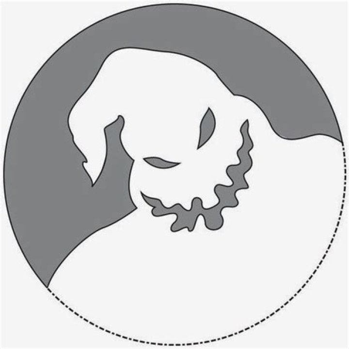 Oogie Boogie Face Template