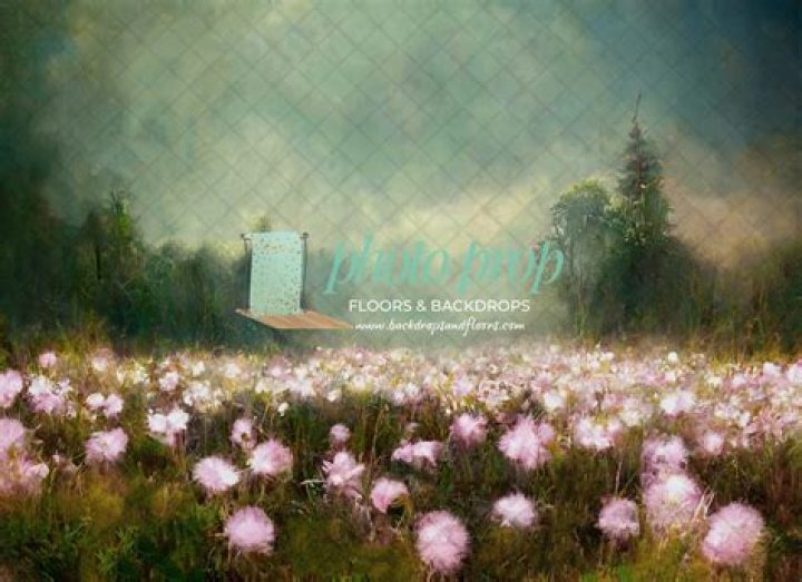 Painted Meadow Photo Backdrop PepperLu