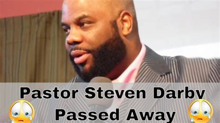 Pastor Steven Darby Passed Away YouTube