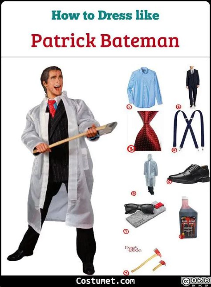 Patrick Bateman (American Psycho) Costume for Cosplay & Halloween 2023