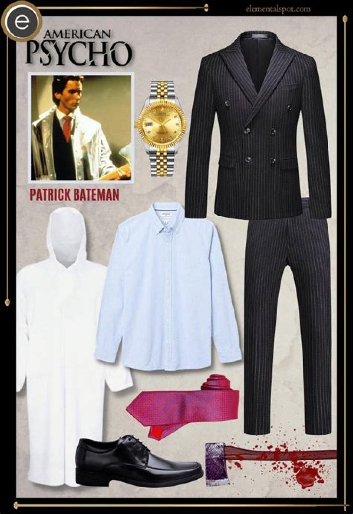 Patrick Bateman Costume American Psycho American psycho, Christian
