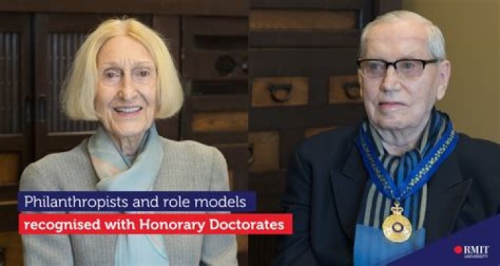 Philanthropists and role models recognised with Honorary Doctorates