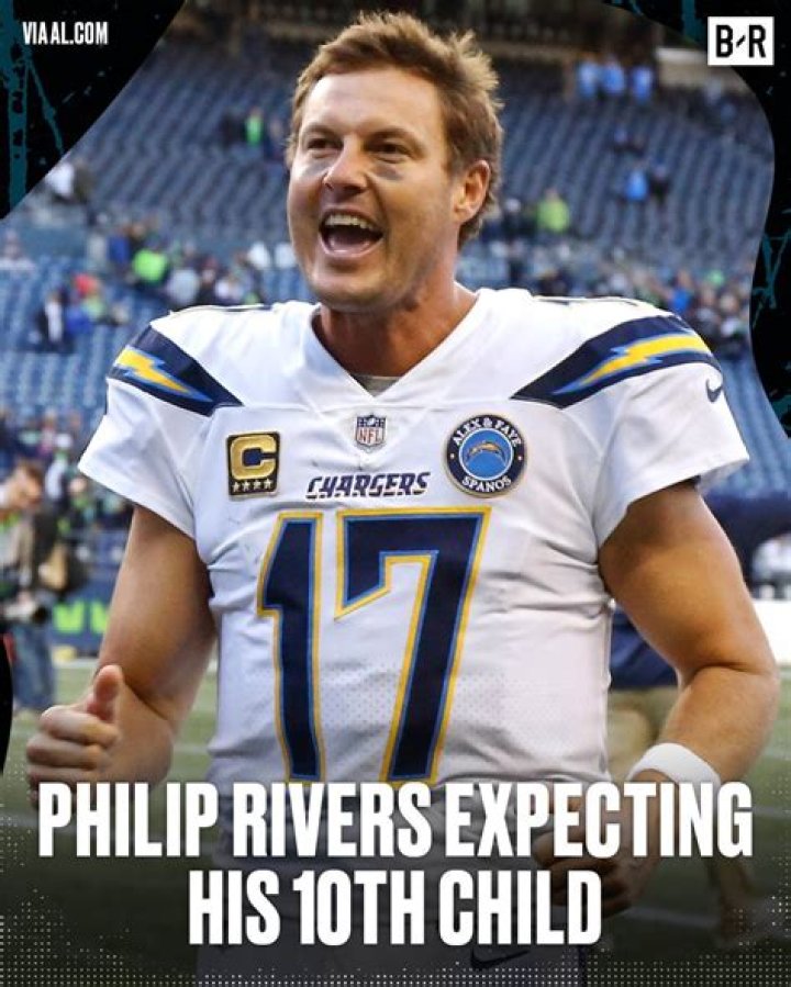Philip Rivers His 10th Child With His Wife Tiffany Rivers
