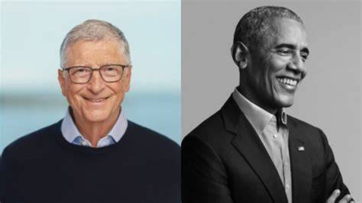 Photo Obama, Bill Gates and Michelle "aka Michael LaVon Robinson