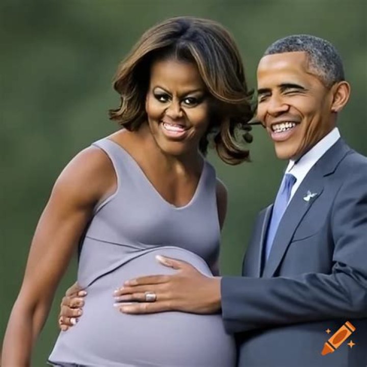 Photo of pregnant michelle obama on Craiyon