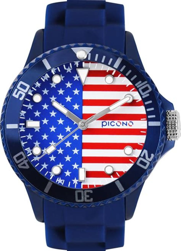 PICONO Blue Transition Water Resistant Analog Quartz Watch USA * You