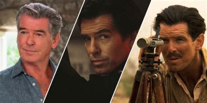 Pierce Brosnan is unrecognizable with long hair as he films scenes for