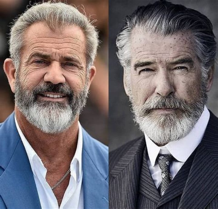 Pierce Brosnan richardjackbarfe Beard Styles For Older Men, Beard And