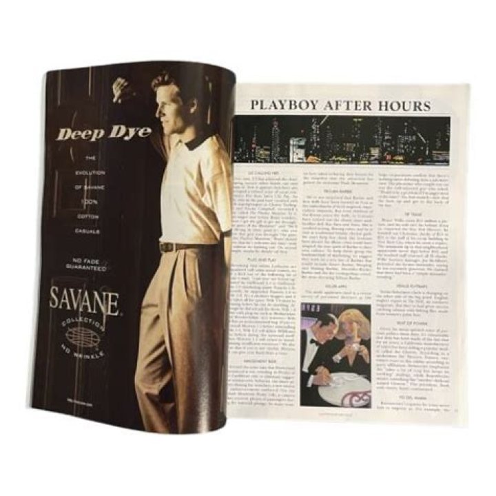 Playboy Magazinejune 1987sandy Greenberg
