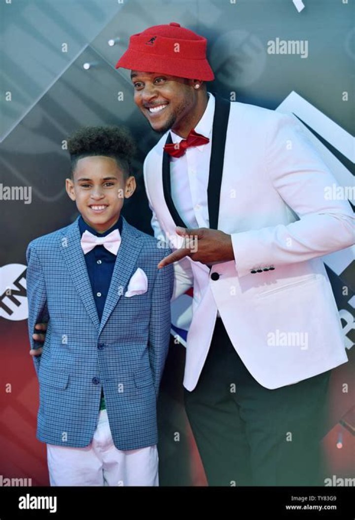 Pooch Hall (R) and his son Djordan Hall attend the 2018 NBA Awards at
