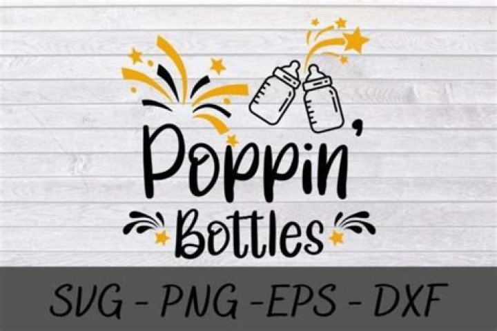 Poppin Bottles SVG Graphic by sweettootssales &middot; Creative Fabrica
