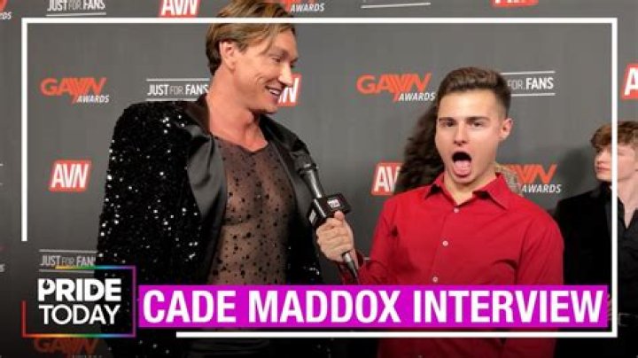 Porn Star Cade Maddox Said His Mother Left His Stepfather When He Tried