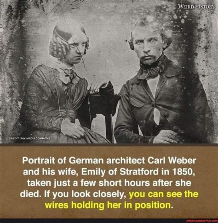 Portrait Of German Architect Carl Weber And His Wife, Emily Of
