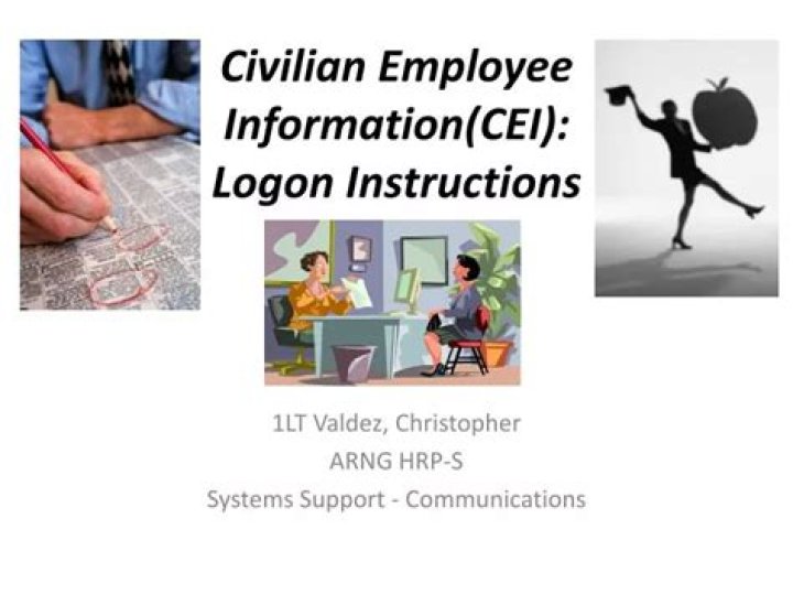 PPT Civilian Employee Information(CEI) Logon Instructions PowerPoint