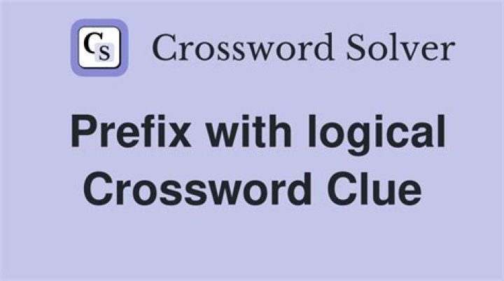 Prefix with logical or political Crossword Clue Daily Themed 3 letters Answer