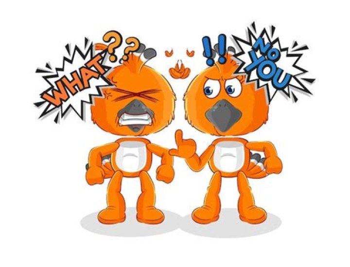 Premium Vector Hudhud bird arguing each other cartoon vector