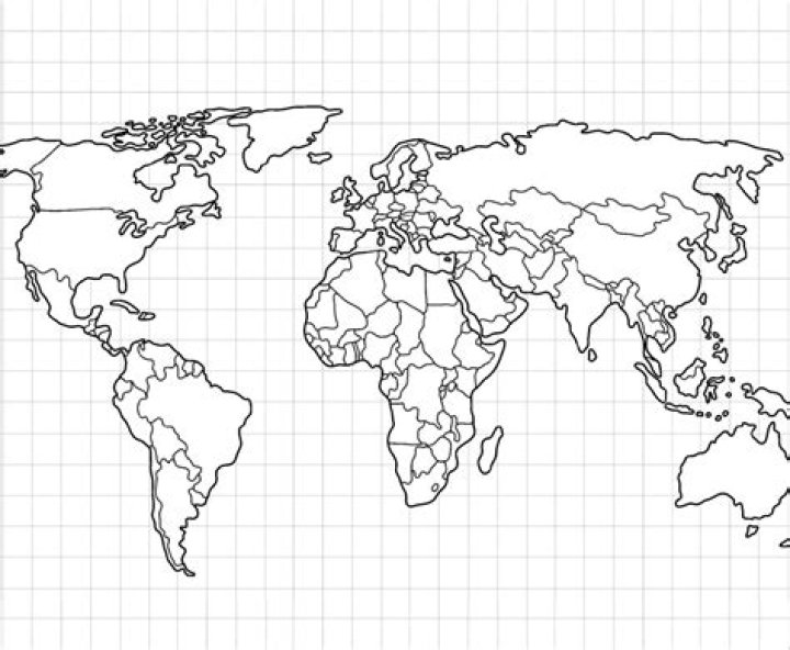 Printable World Map Outline PrintablePost Creations