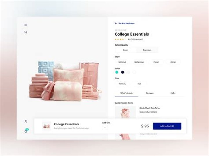 Product detail page