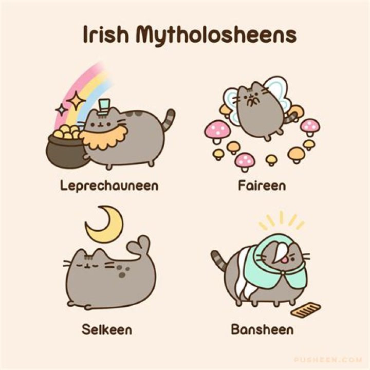 Pusheen Irish Mytholosheens