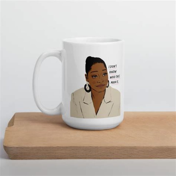 "Keke Palmer, I don't know who this man is " Sticker for Sale by