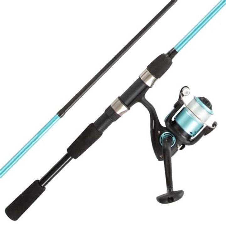 RAD Sportz Beginner Spinning Fishing Rod & Reel Combo 6&rsquo; Fiberglass