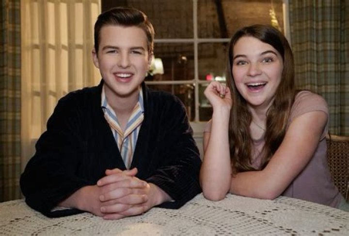 Raegan Revord and Iain Armitage Young Sheldon in 2020 Sheldon