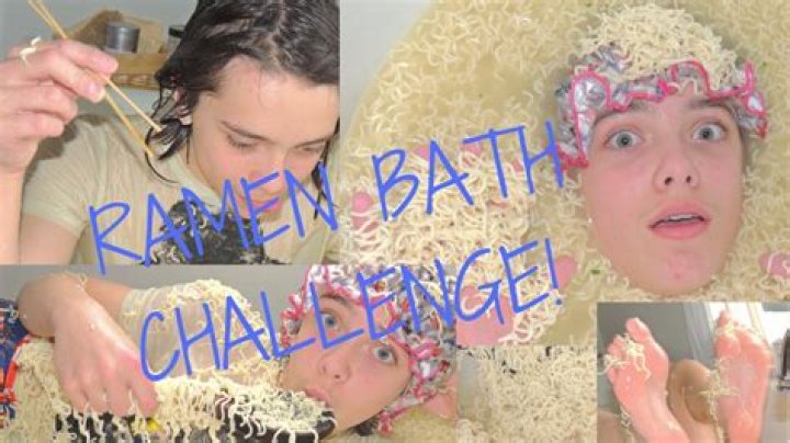 RAMEN BATH CHALLENGE! YouTube