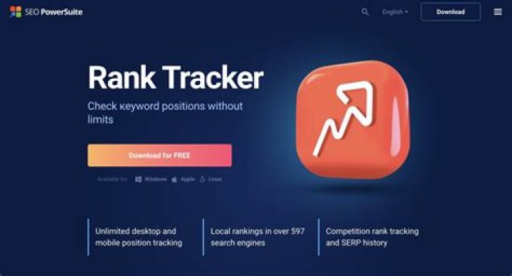 Rank tracker software online rankings keywords checker Google SERP
