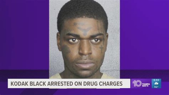 Rapper Kodak Black arrested on trespassing charge in Florida