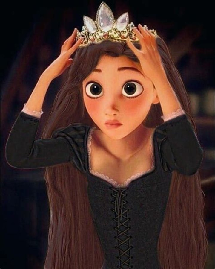 rapunzel with brown hair and eyes Brown hair cartoon,