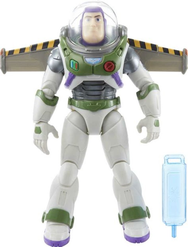 Rare Vintage Disney Pixar Buzz lightyear Water Bottle W/ Straw