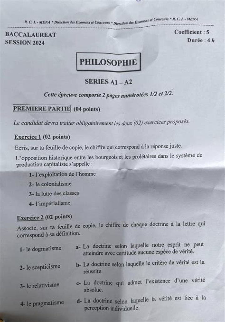 R&eacute;sultat BEPC 2024 CI disponible mardi 18 juin &agrave; 14h