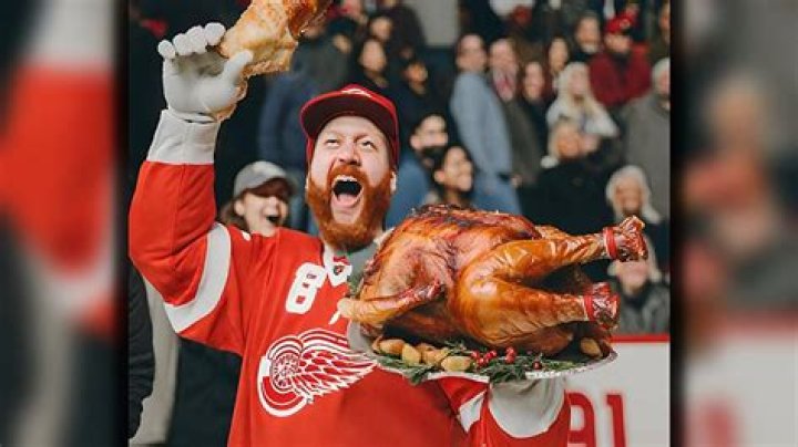 Red Wings giving away zambonishaped gravy boats on Thanksgiving eve game