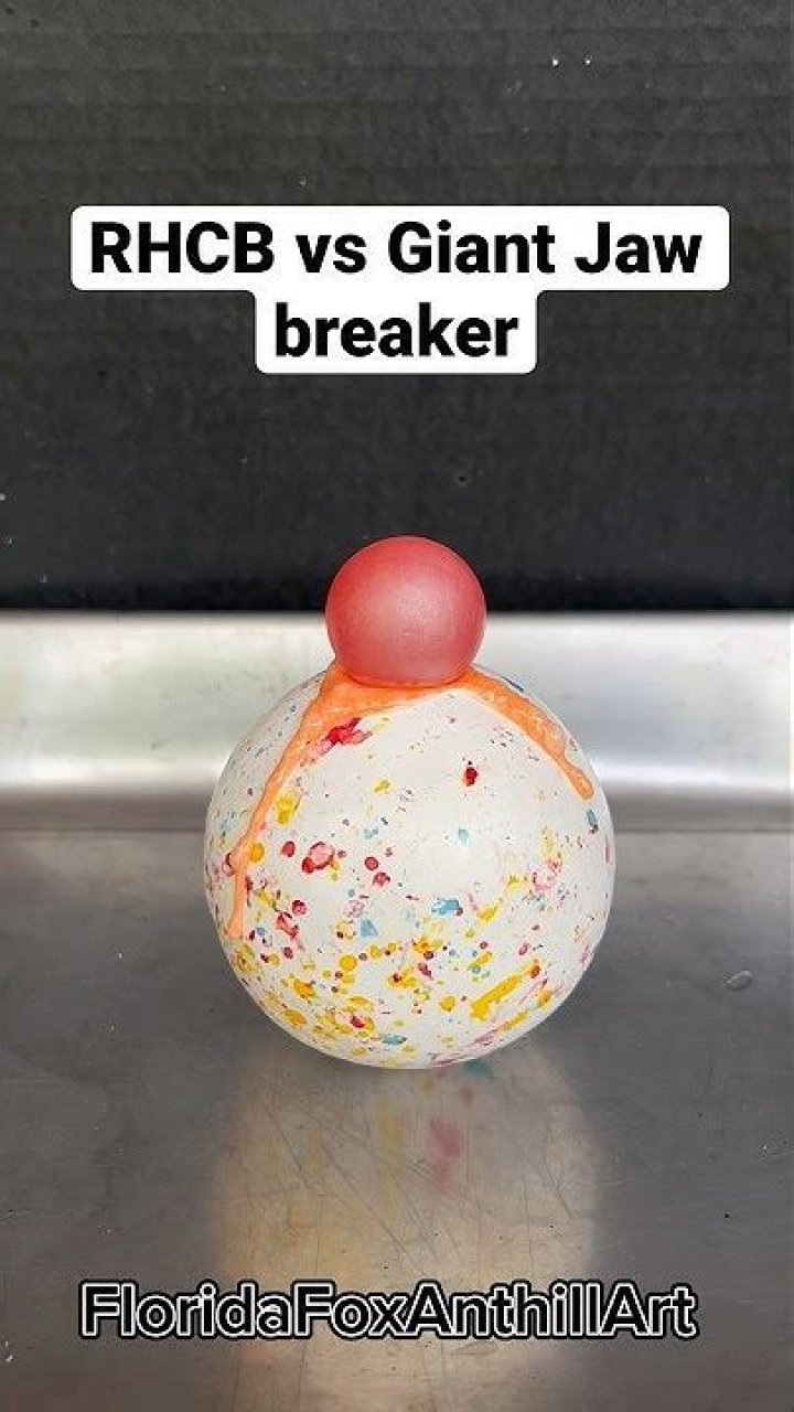 RHCB vs Giant Jaw breaker RHCB Jawbreaker Satisfying Experiment 