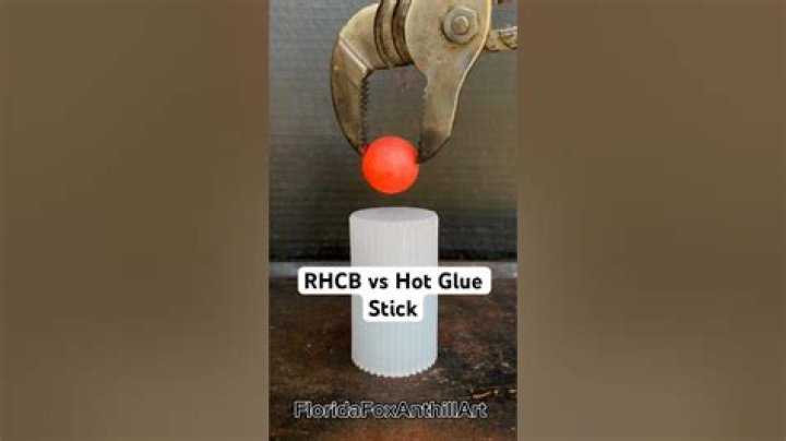 RHCB vs Hot Glue Stick experiment satisfying science RHCB 