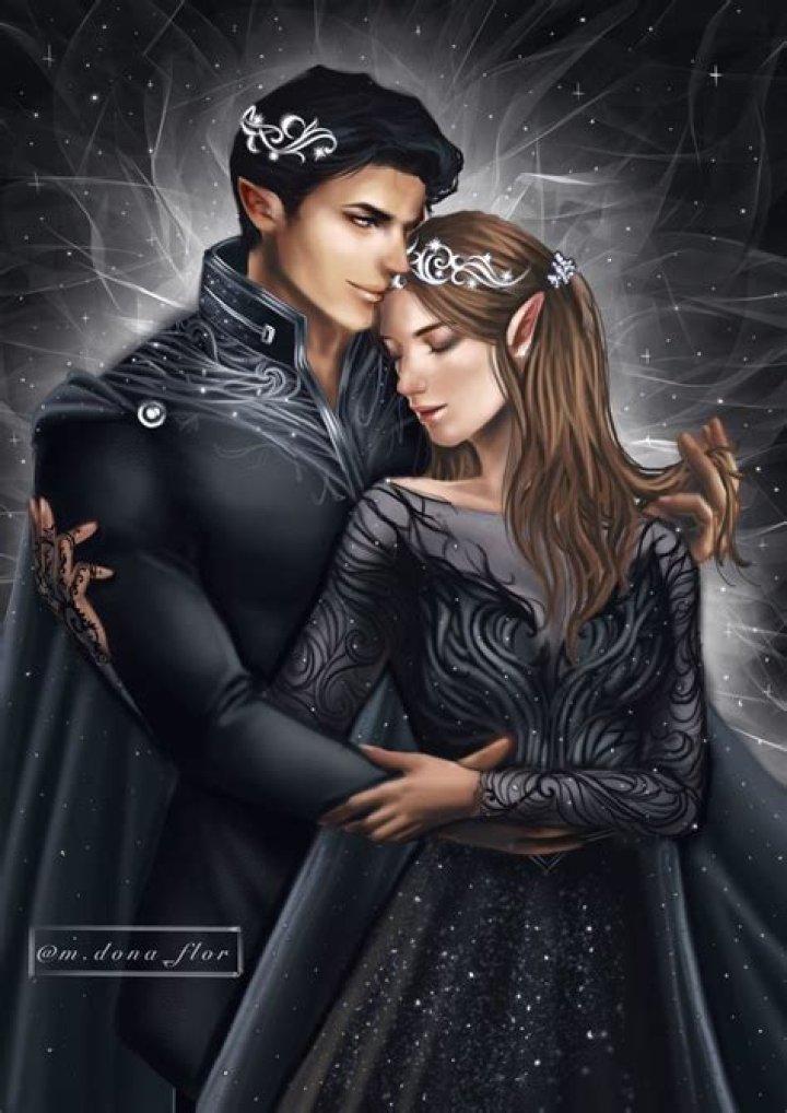 Rhysand and Feyre by mdonaflor on DeviantArt Feyre and rhysand