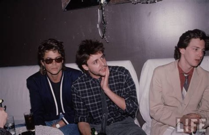 Rob Lowe, Judd Nelson, Andrew McCarthy. 1985 Andrew mccarthy, Rob