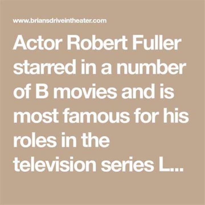 Robert Fuller at Brian's DriveIn Theater