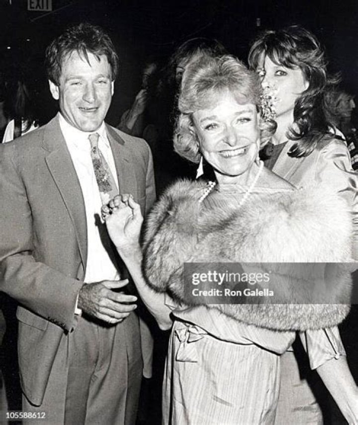 Robin Williams and Mother Laurie Williams during Premiere of 'Moscow on