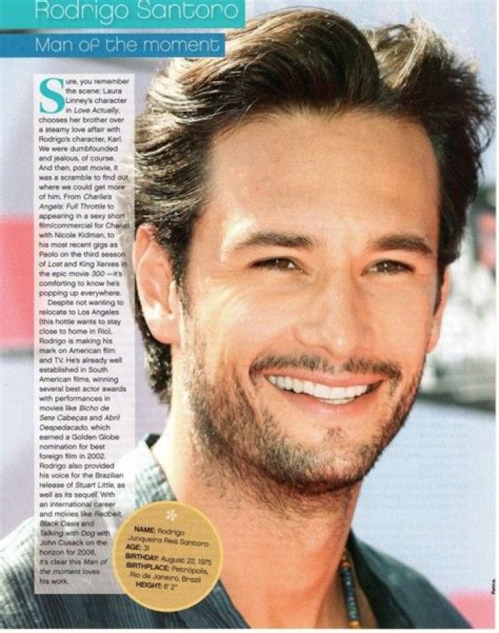 Rodrigo Santoro Rodrigo santoro, Love actually, Celebrities male