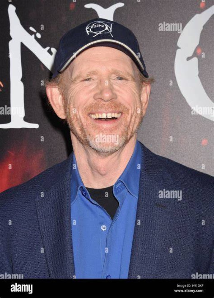 RON HOWARD US film producer in October 2016. Photo Jeffrey Mayer Stock