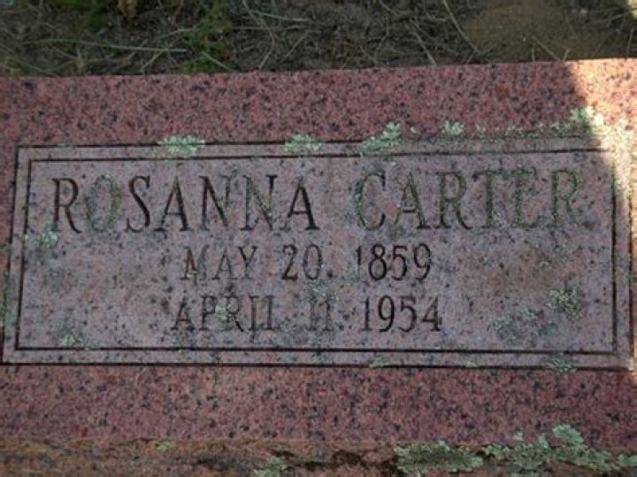 Rosanna Carter (19182016) Find a Grave Memorial