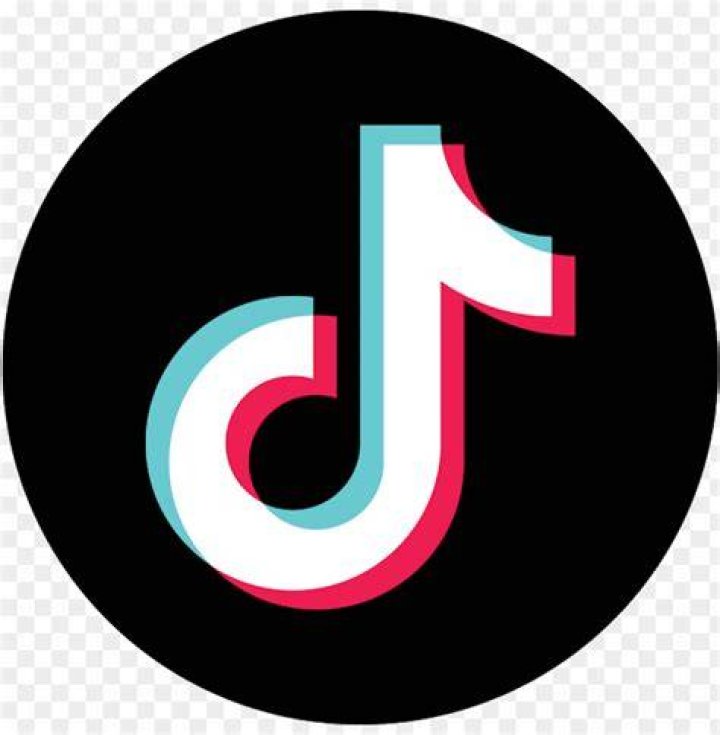 Round TikTok Logo Transparent Circle Tiktok Logo Pnggrid