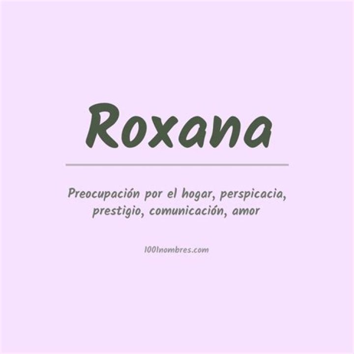ROXANA
