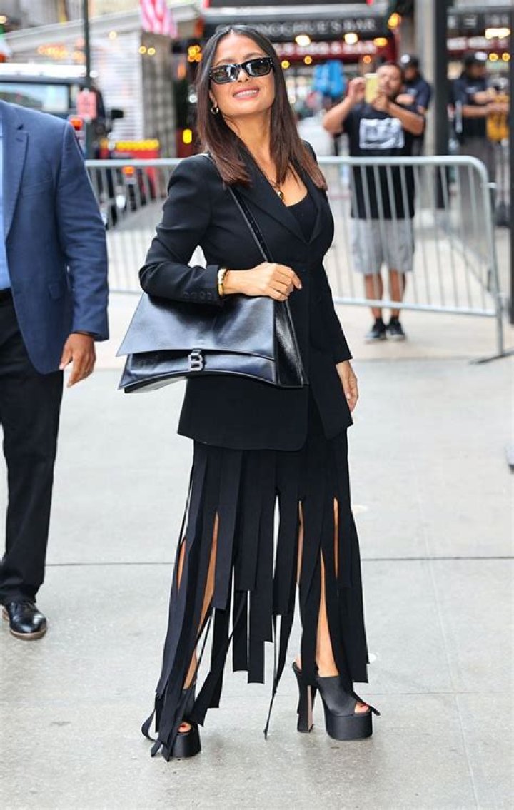 Salma Hayek Wore Missoni On Good Morning America Fashnfly