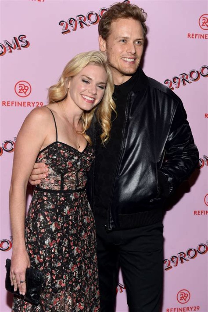 Sam Heughan and MacKenzie Mauzy Cute Pictures POPSUGAR Celebrity