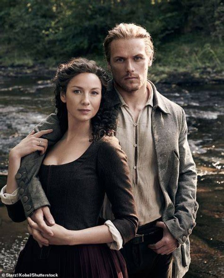 Sam Heughan Kisses Model Monika Clarke