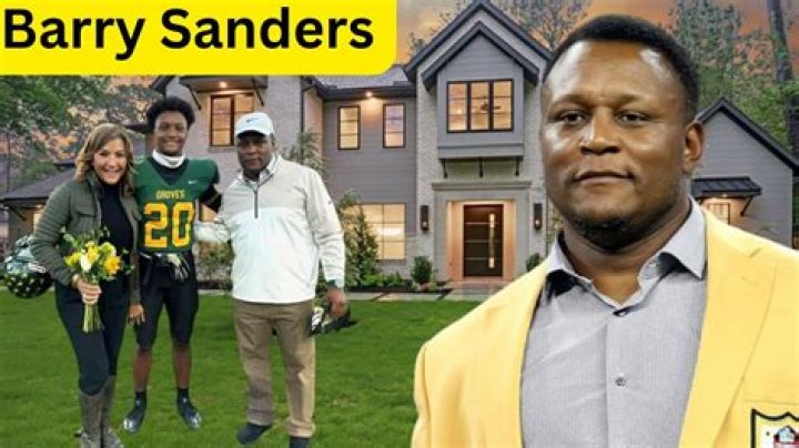 Sanders family Barry Sanders and family take time out for &hellip; Flickr