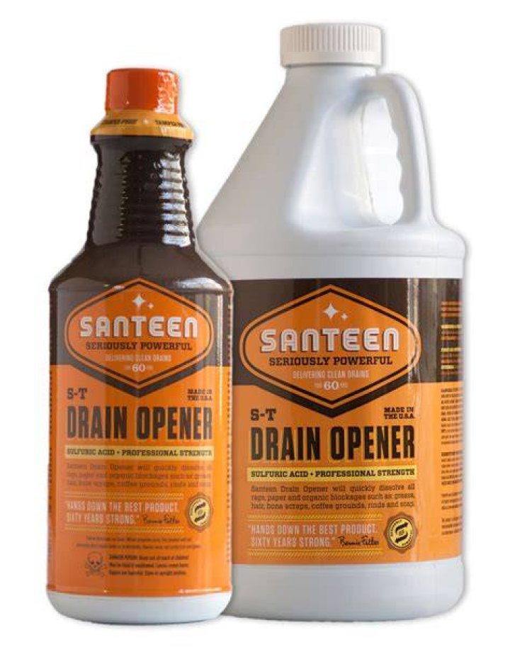 Santeen ST Sulfuric Acid Drain Opener 6pk